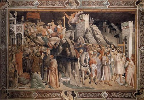 Agnolo Gaddi · Leggenda della Vera Croce · 1380-90 · Cappella Maggiore di Santa Croce · Firenze