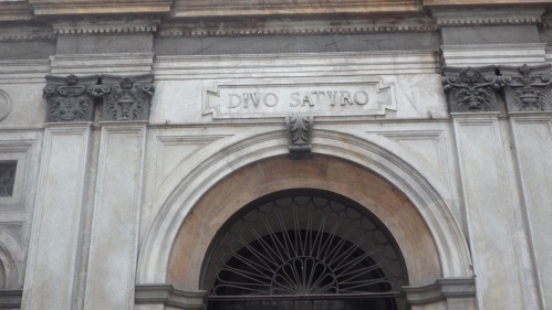 Santa Maria presso San Satiro Milano - Particolare della facciata 